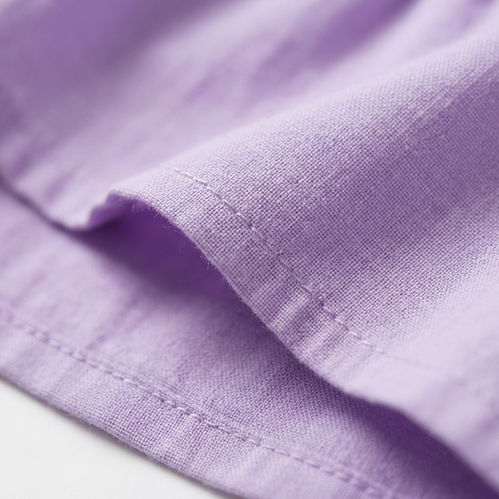 Blouse en coton violet