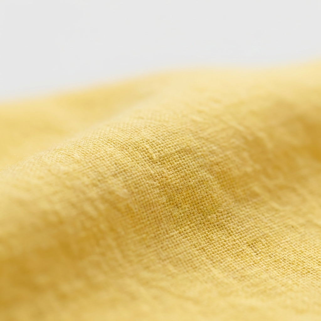 Chemisier en coton jaune