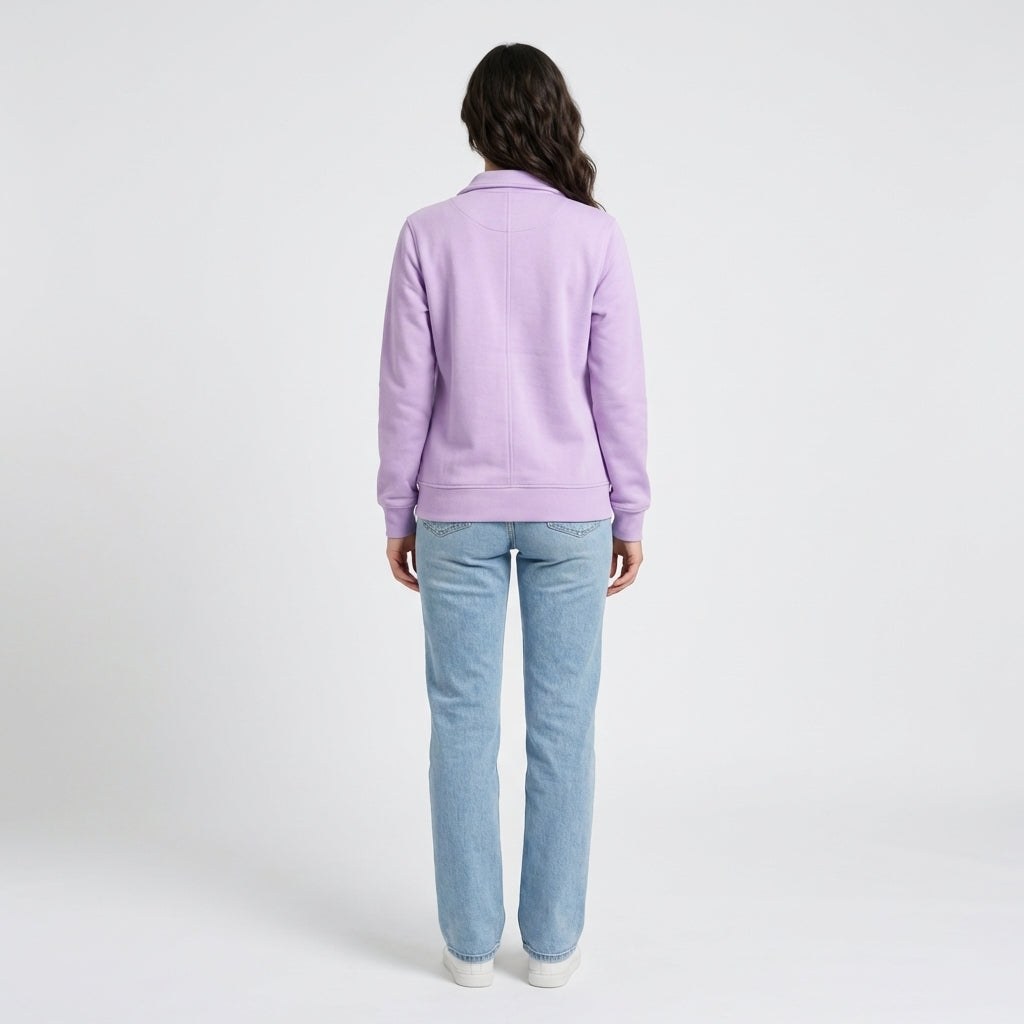 Veste en coton violet